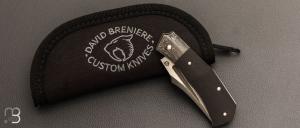  Couteau " Small Inglorious " custom par David Breniere - Fibre de carbone et Elmax