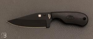    Couteau "  Subway Bowie Full Black  " Spyderco- FB48PBBK