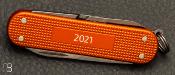 Couteau suisse Victorinox Classic Alox Édition Limitée 2021 - Orange Tigre - 0.6221.L21