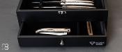   Coffret bois pour 10 couteaux de collection par Laguiole en Aubrac