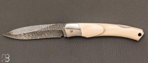  Couteau " 1820 Berthier " par Charles Bennica - Damas de Oliver Goldschmidt