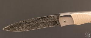  Couteau " 1820 Berthier " par Charles Bennica - Damas de Oliver Goldschmidt