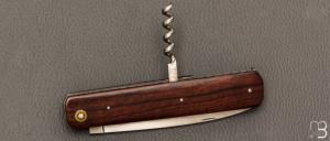 Couteau " 2 pièces " de poche par Jean-Marc Arnaud - Bois de fer
