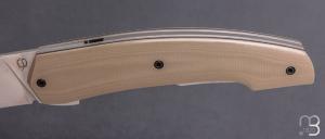   Couteau " Axiome" de Lucas Gilbert - Atelier Fèvre - G10 et lame en 14C28
