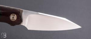  Couteau "Axyome " par Thierry Savidan - Micarta canvas et CPM154