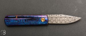  Couteau " BRLW Fulldress Damast " par Böker Solingen - Limited Edition N°57/99 - 110675DAM