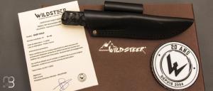 Couteau " Baby Wild " Edition Limitée 20 ans de Wildsteer - Micarta et 14c28n