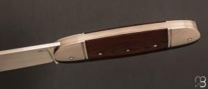  Couteau " Bulldog " par Thomas Chovin - Micarta et RWL-34