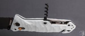 Couteau pliant C.A.C. " MN400 Pilote " Marine Nationale - PA6 FV gris