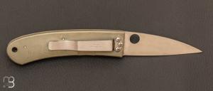 Couteau " C25 CENTOFANTE #026 " 1st génération de SPYDERCO - C25PGR 