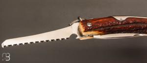    Couteau Chasseur 3 pièces avec anneau 13 cm par Jacques Mongin