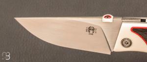 Couteau  "  DAV Drop" custom par Torpen Knives - Jérôme Hovaere - elforyn et CPM S45VN
