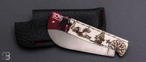   Couteau Douk-Douk "Sons of Douk-Douk®" lame London thème Marin