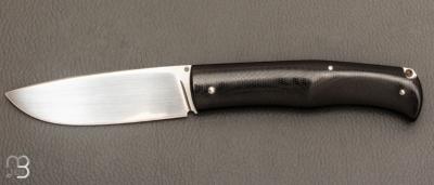  Couteau  "  Drop " slipjoint  custom par Raphaël Durand - G10 et RWL-34