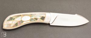  Couteau " Edcix " custom de Florent Dall'ava - L'atelier Dall'ava - Nacre