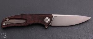   Couteau " F95 " par Shirogorov - Micarta et Elmax