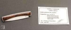  Couteau " Gentlemen " custom de Florent Dall'ava - L'atelier Dall'ava