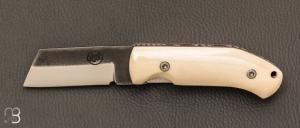   Couteau " Giaponino " liner-lock par CITADEL - Os et N690Co