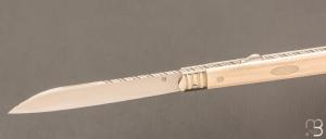    Couteau " Grand Marquis " par Romain Alvarez - ivoire de mammouth et RWL34