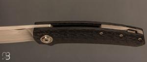   Couteau " Haddock " custom de Jens Anso - Fibre de carbone et lame en VG10 "TAKEFU"