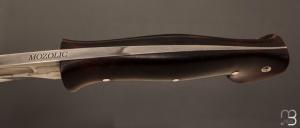    Couteau " Kukri " par Milan Mozolic - Bois de fer et W5