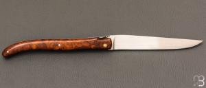    Couteau " Laguiole 14 cm " fait main par Jérôme Latreille - Ironwood et 14c28N