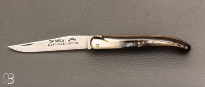   Couteau Laguiole 9 cm Hors concours par Calmels - Corne