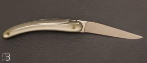 Couteau Laguiole " Courrèges " acrylique 11 cm par la Forge de Laguiole