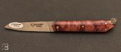 Couteau Laguiole en Aubrac modle "Bee Back fourche de peuplier stabilis