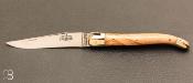 Couteau Laguiole olivier 11 cm - Mitres laiton