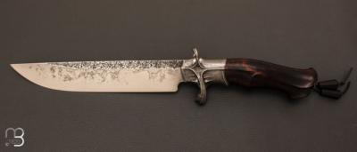 Couteau " Large Fighter " bois de fer par Roman Stoklasa