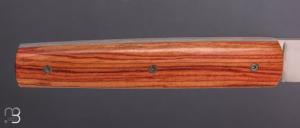 Couteau " Le Gone " mid-tech design d'Eric Depeyre  - Bois de rose et 12C27 