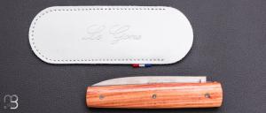  Couteau " Le Gone " mid-tech design d'Eric Depeyre  - Bois de rose et 12C27 