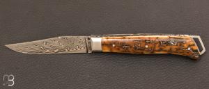 Couteau " Le Savoyard " par Fontenille-Pataud - Mammouth et damas