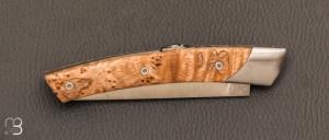 Couteau Le Thiers Mi-Jo en frêne par Chambriard - Pièce unique