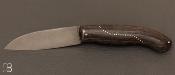   Couteau  " Legros + " Morta et acier D2 par Maxime Rossignol - La Forge de Max
