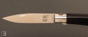  Couteau " Liner-lock Germain Line "  de Main Knives - Stamina noir - 1200