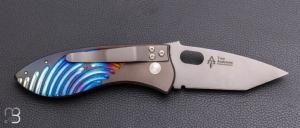    Couteau " Liner lock " par Tom Anderson - Titane