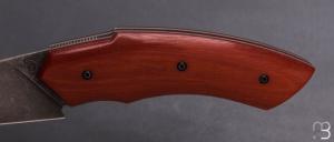    Couteau " Liner-Lock custom  " par Florian Dreyer FD-Knives - Micarta