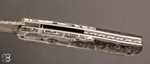    Couteau "Lobo Key Carbon" liner lock par Carlo Cavedon - CavedonArt
