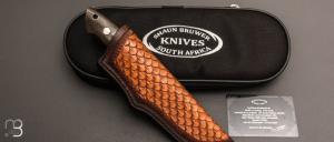  Couteau "Loveless 5'' Drop Point" par Shaun Bruwer - Micarta et N690
