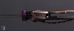   Couteau " Raijin N°001 " Limited Edition 25ème anniversaire par Mcusta