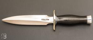    Couteau " Model 2 – 7"  Fighting Stiletto " par Randall - Micarta noir Commando shape
