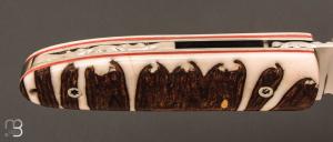 Couteau " Monterey " par Citadel - Banxia blanc stabilisé et Böhler N690Co