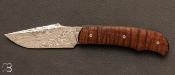 Couteau " New Hardy " Gidgee et Damasteel par Rmi Lavialle