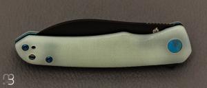 Couteau " Otter Jade G10 " de QSP - QS140D2