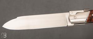   Couteau " Palanquille " custom par Glenn Guillou - Bois de fer et lame en RWL34