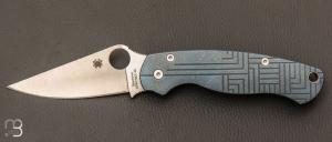   Couteau " Para 2  " Spyderco- Titane et lame en CPM Rex 45