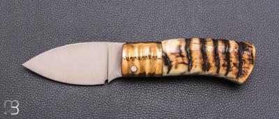    Couteau  " Piccolo " custom de Giuseppe Galante - Belier et 14c28N