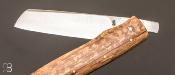Couteau de poche Piémontais maronnier stabilisé de Richard Ciachera